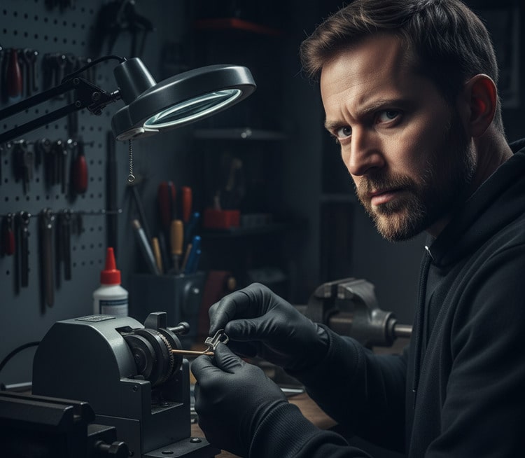 Unauthorized Copying by a man