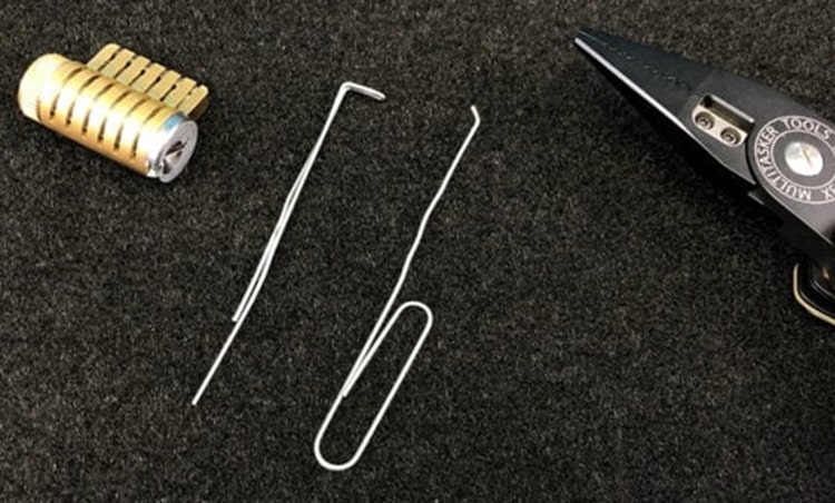 unnecessary or incompatible tools that damage the lock
